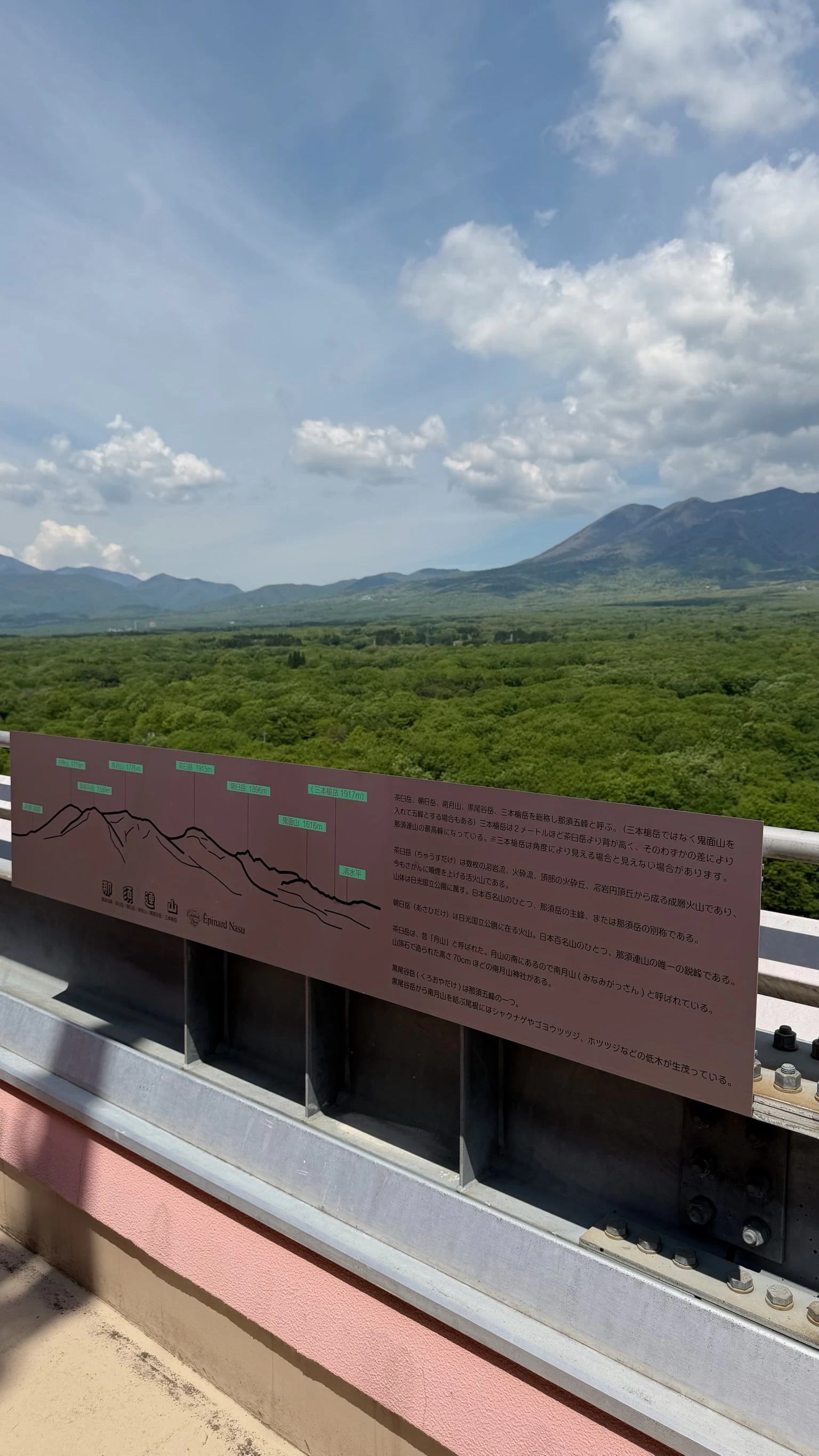 展望台（現地にて撮影）