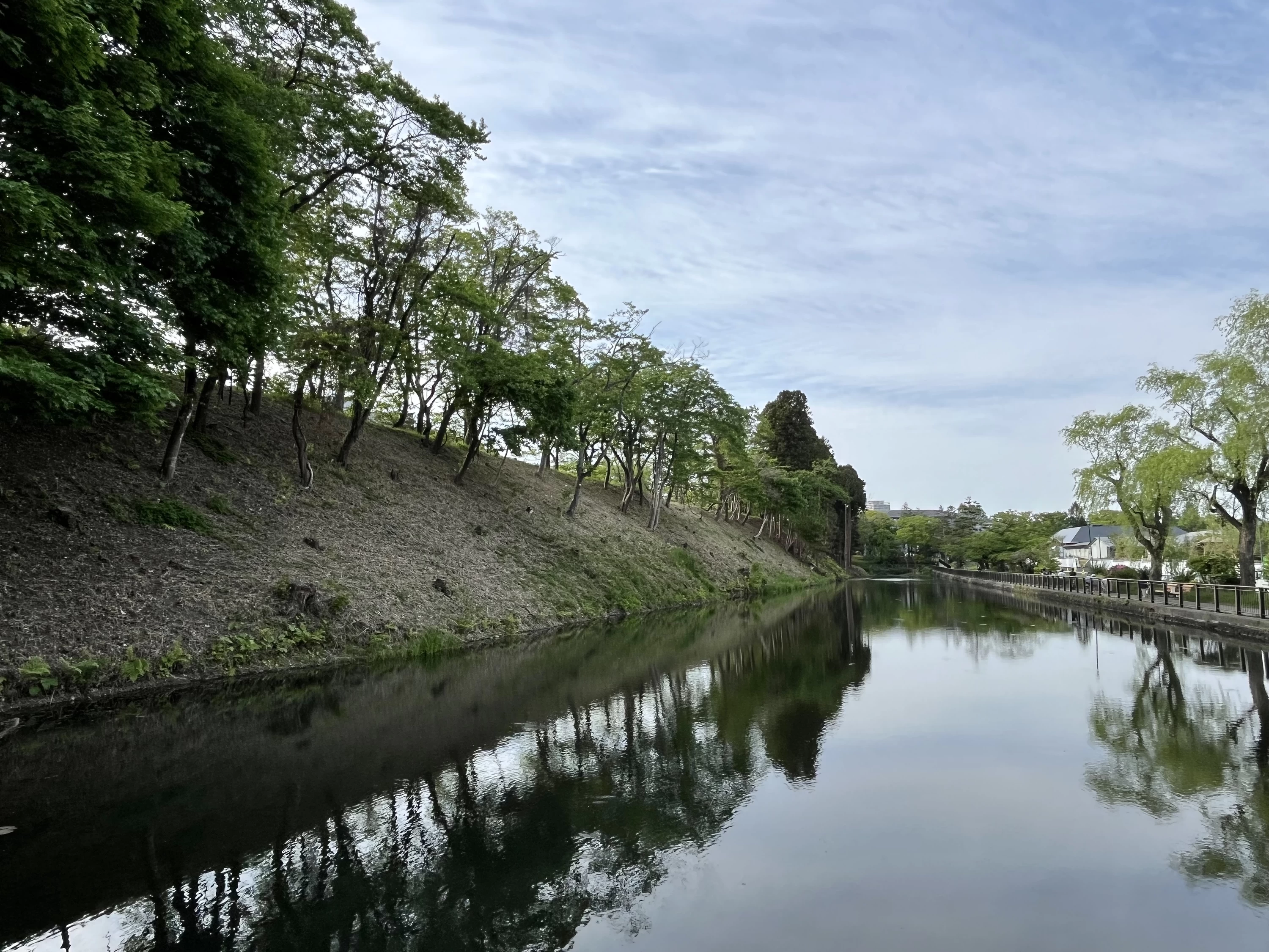 水堀(現地にて撮影)