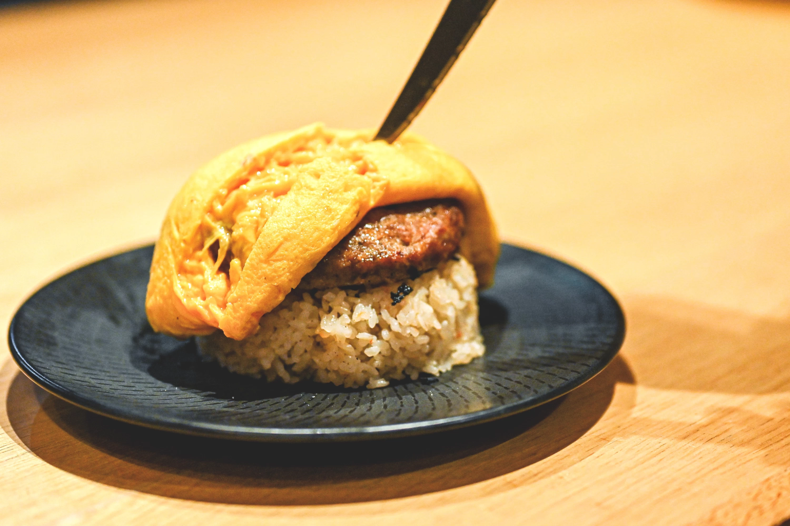 オムライスハンバーグ