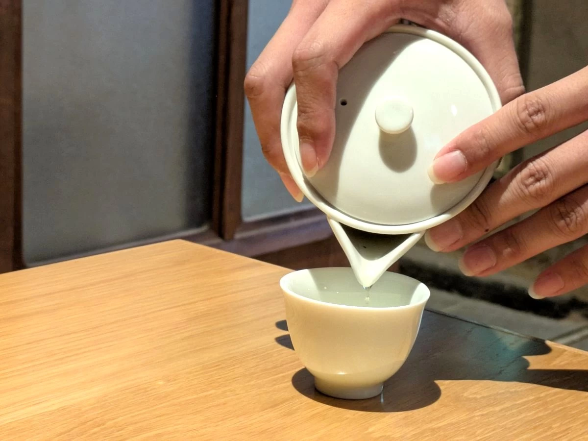 八女茶からスタート（現地にて撮影）