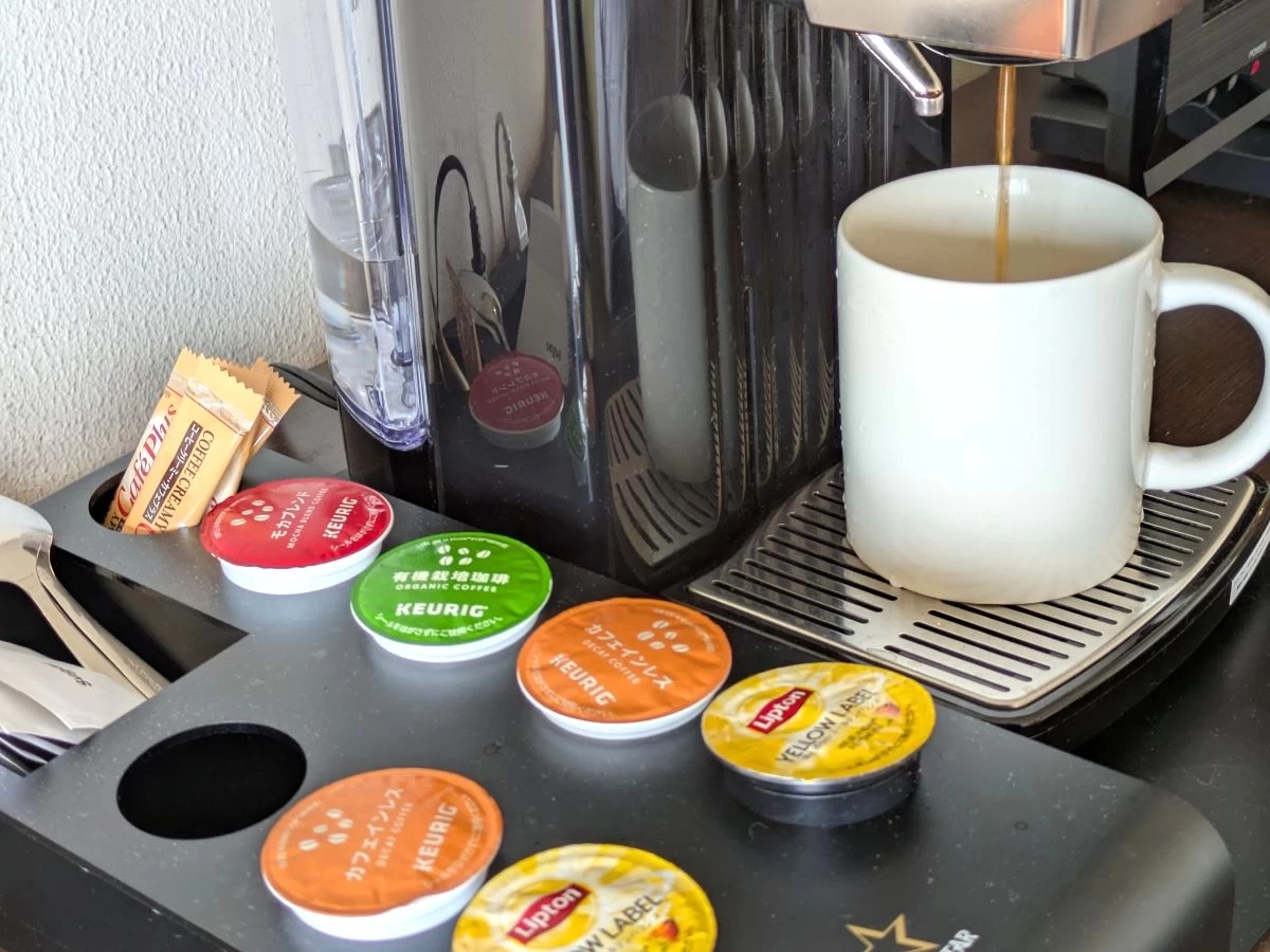 コーヒーメーカー（現地にて撮影）