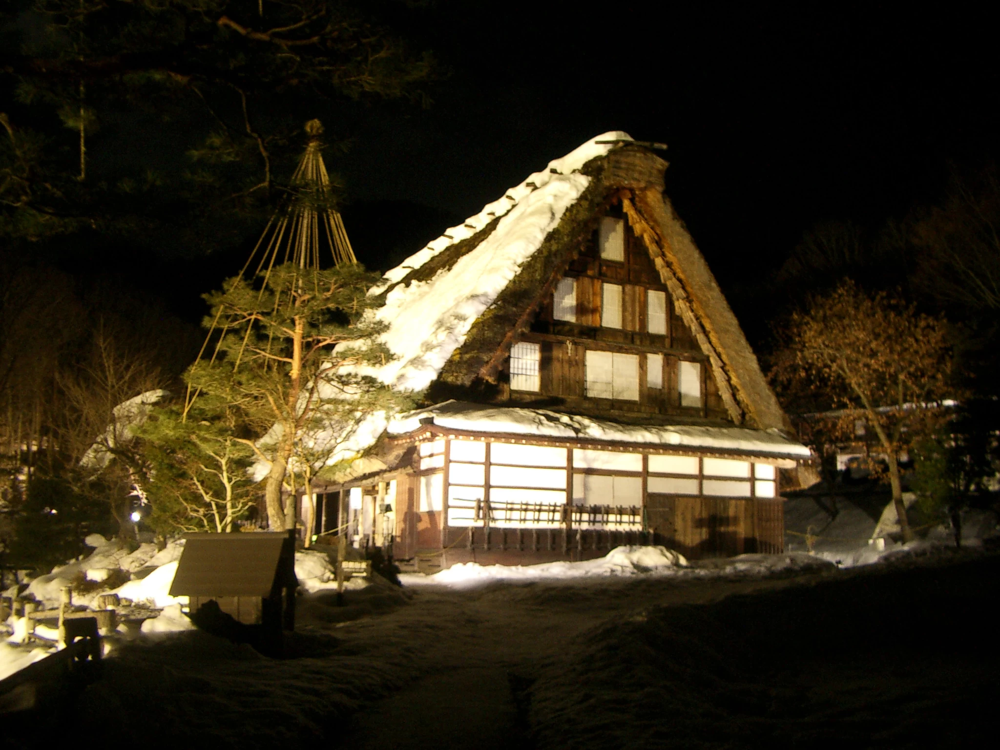 冬の飛騨の里