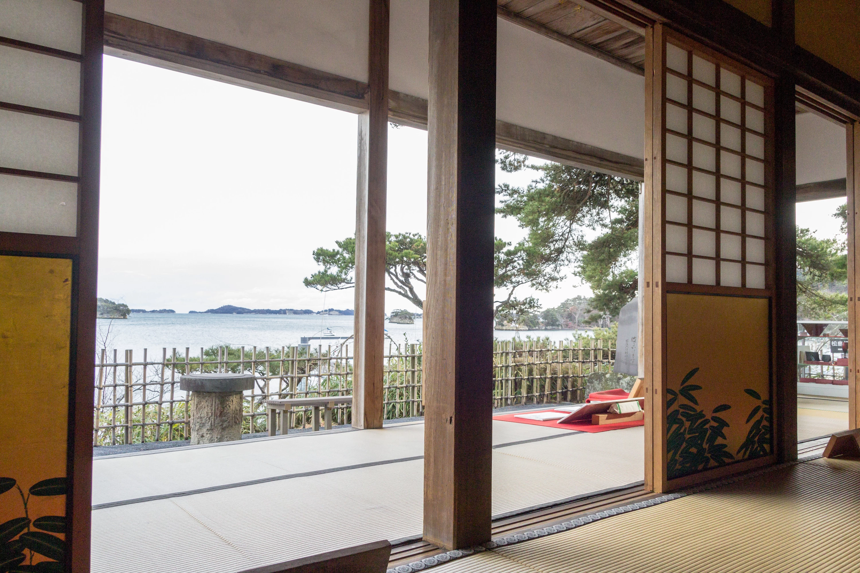 茶室から見る風景