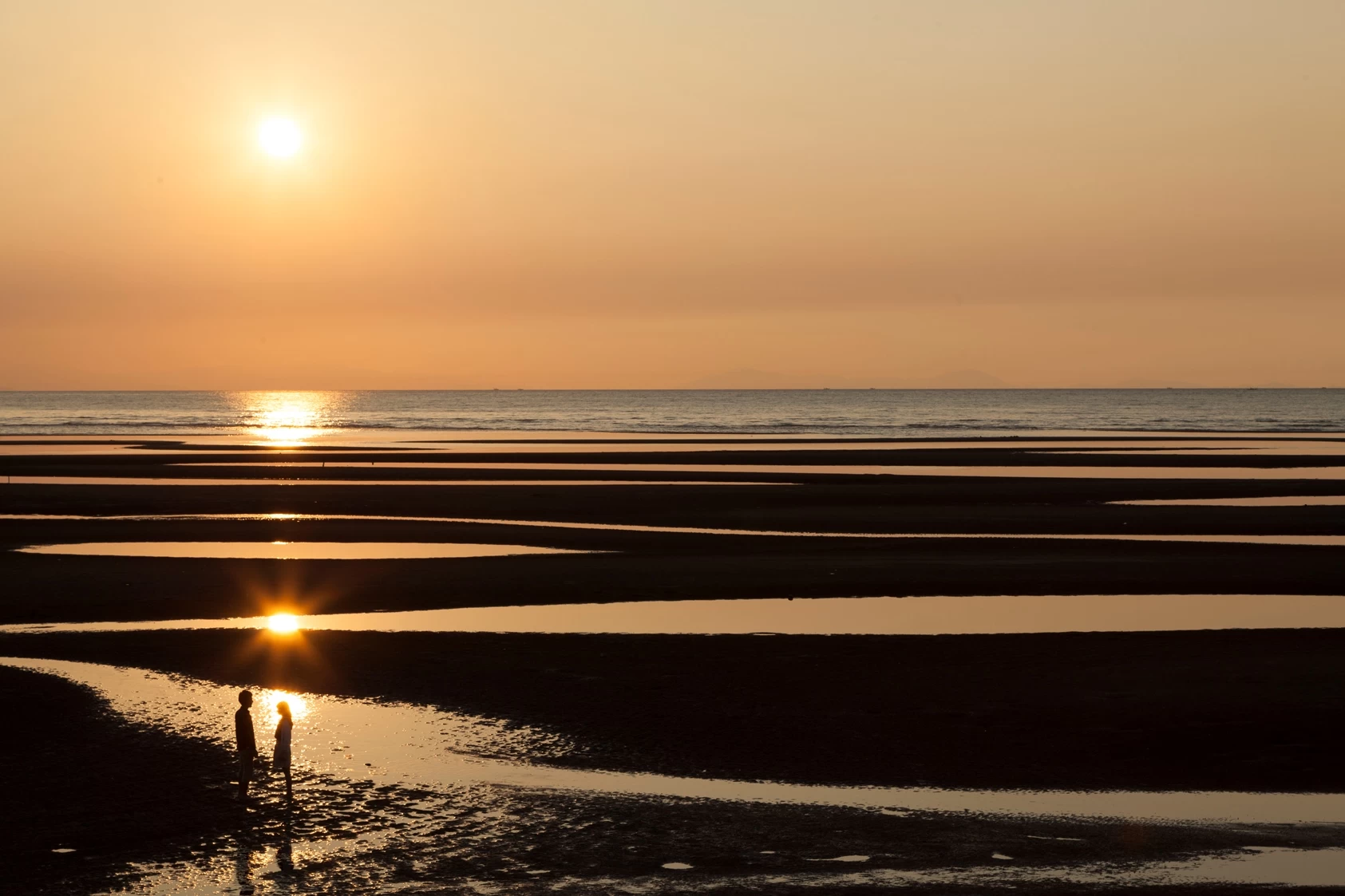 真玉海岸 夕陽②