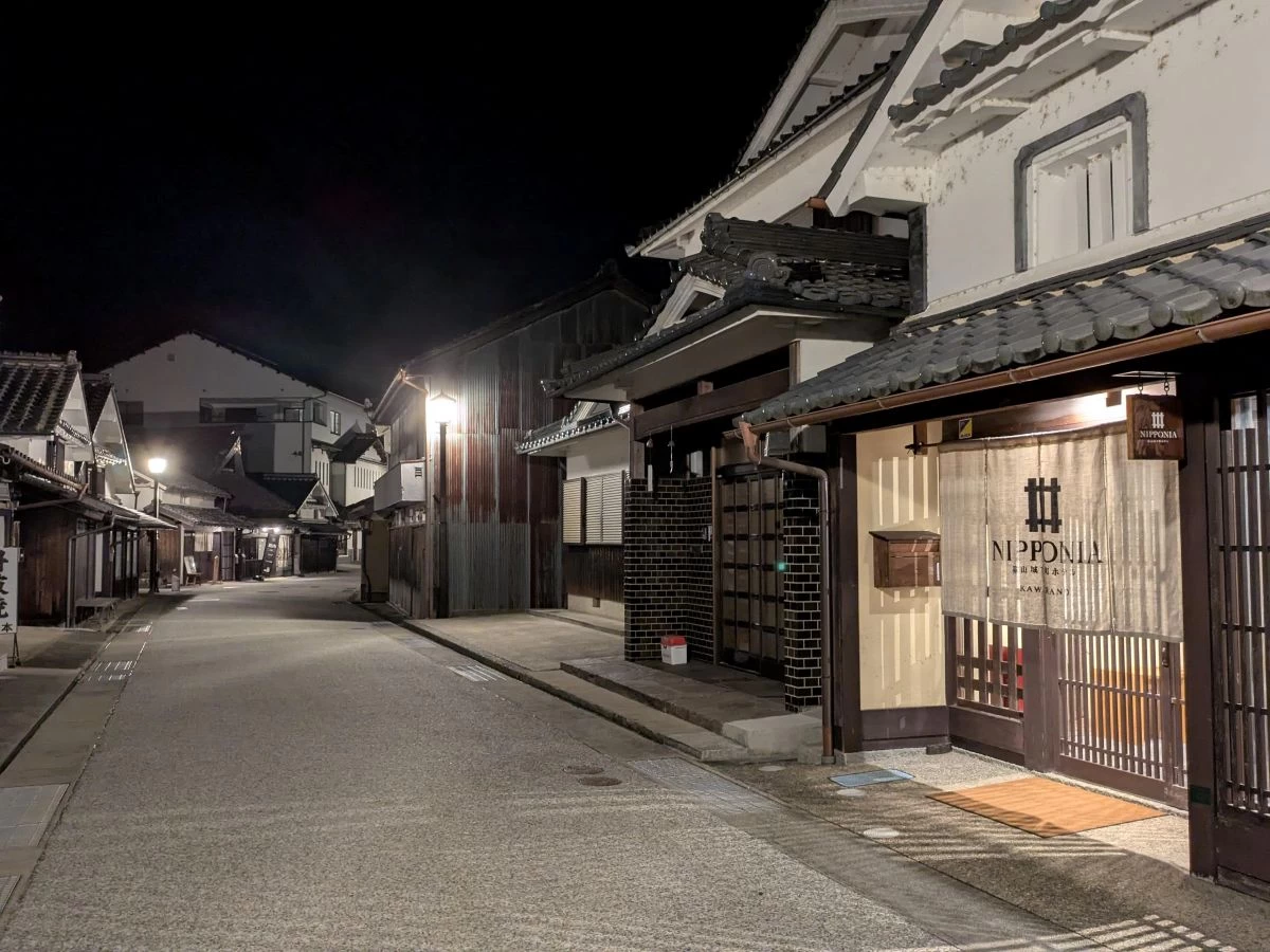 夜の河原町(現地にて撮影)