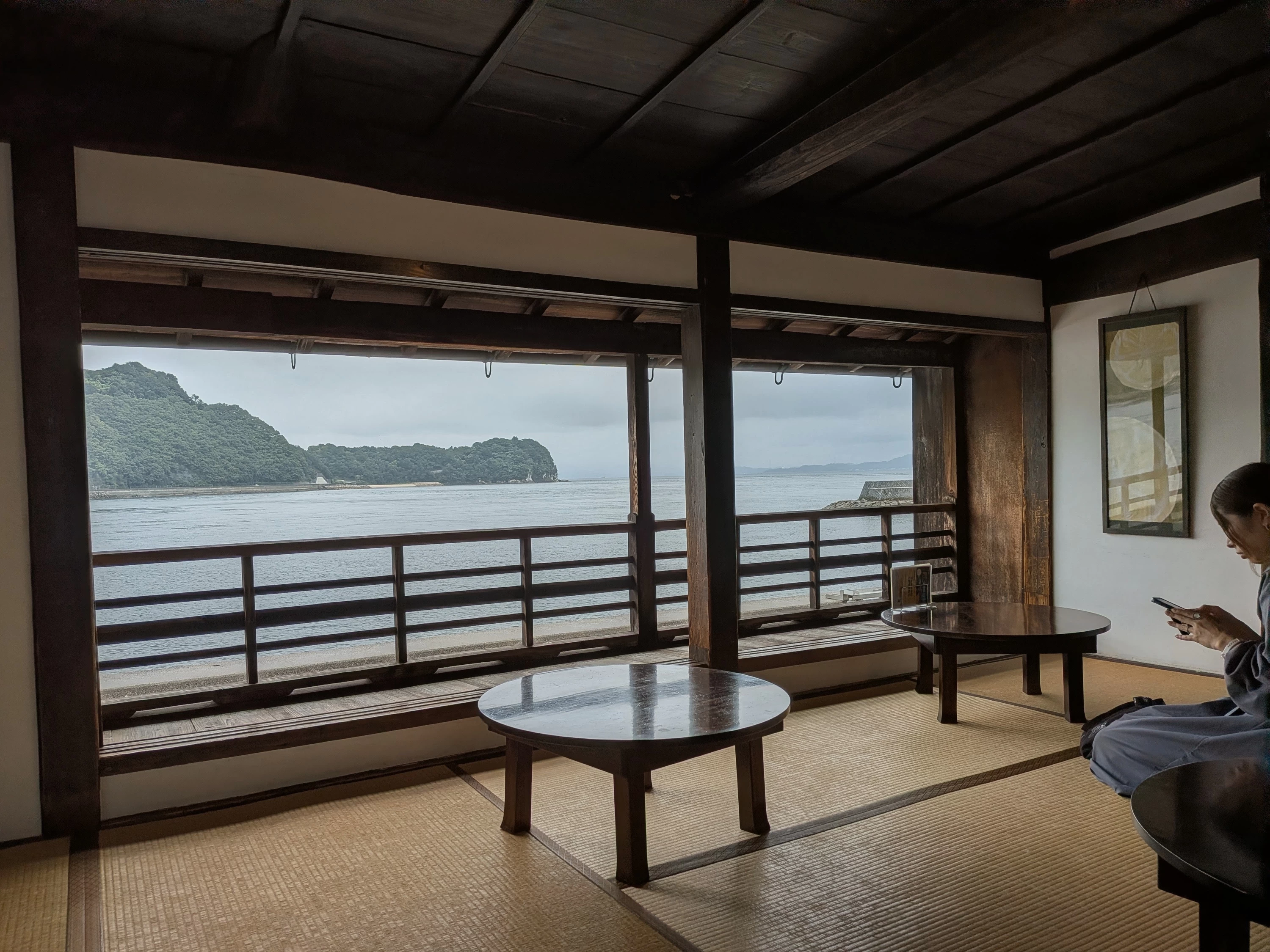 2階からの景色は絶景です