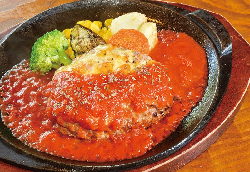 ハンバーグも人気