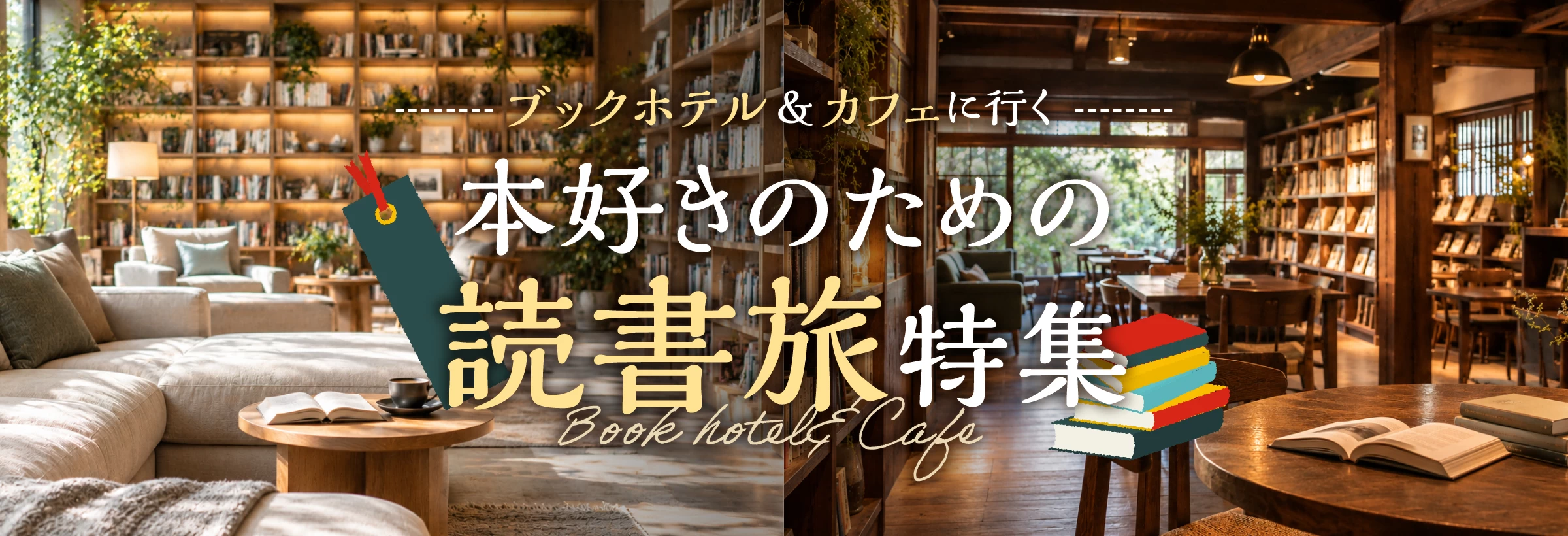 ブックホテル＆カフェに行こう♪本好きのための読書旅特集